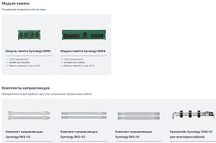 Расширения и принадлежности Synology