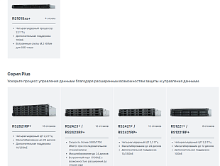 Стоечные серверы Synology