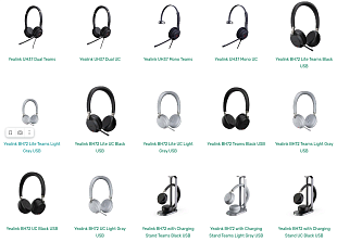 Веб-камеры и гарнитуры Yealink