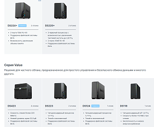 Башенные серверы Synology