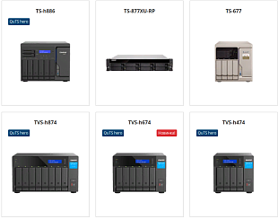 Сетевые накопители QNAP корпоративные